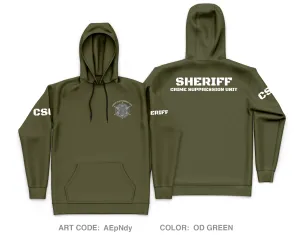 DCSO Crime Suppression Unit Store 1 Core Men's Hooded Performance Sweatshirt - AEpNdy
