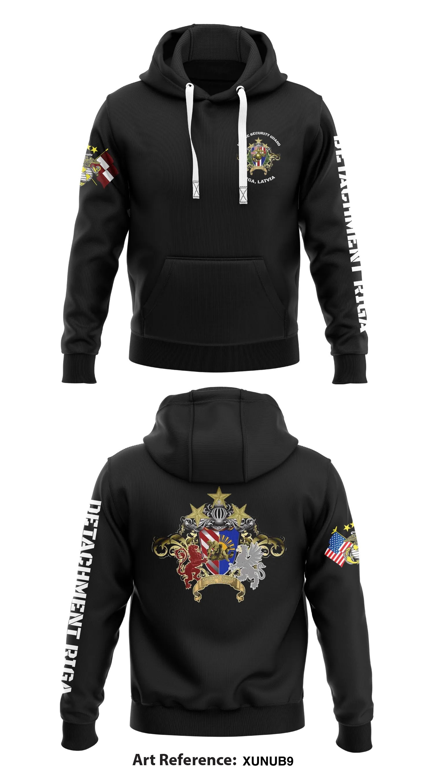 Detachment Riga, Latvia Store 1  Core Men's Hooded Performance Sweatshirt - xUNuB9