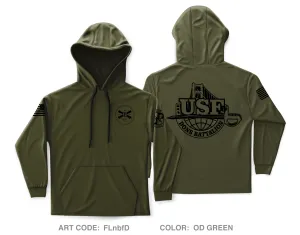 Dons Battalion, USFCA Army ROTC Ranger Challenge Core Men's Hooded Performance Sweatshirt - FLnbfD