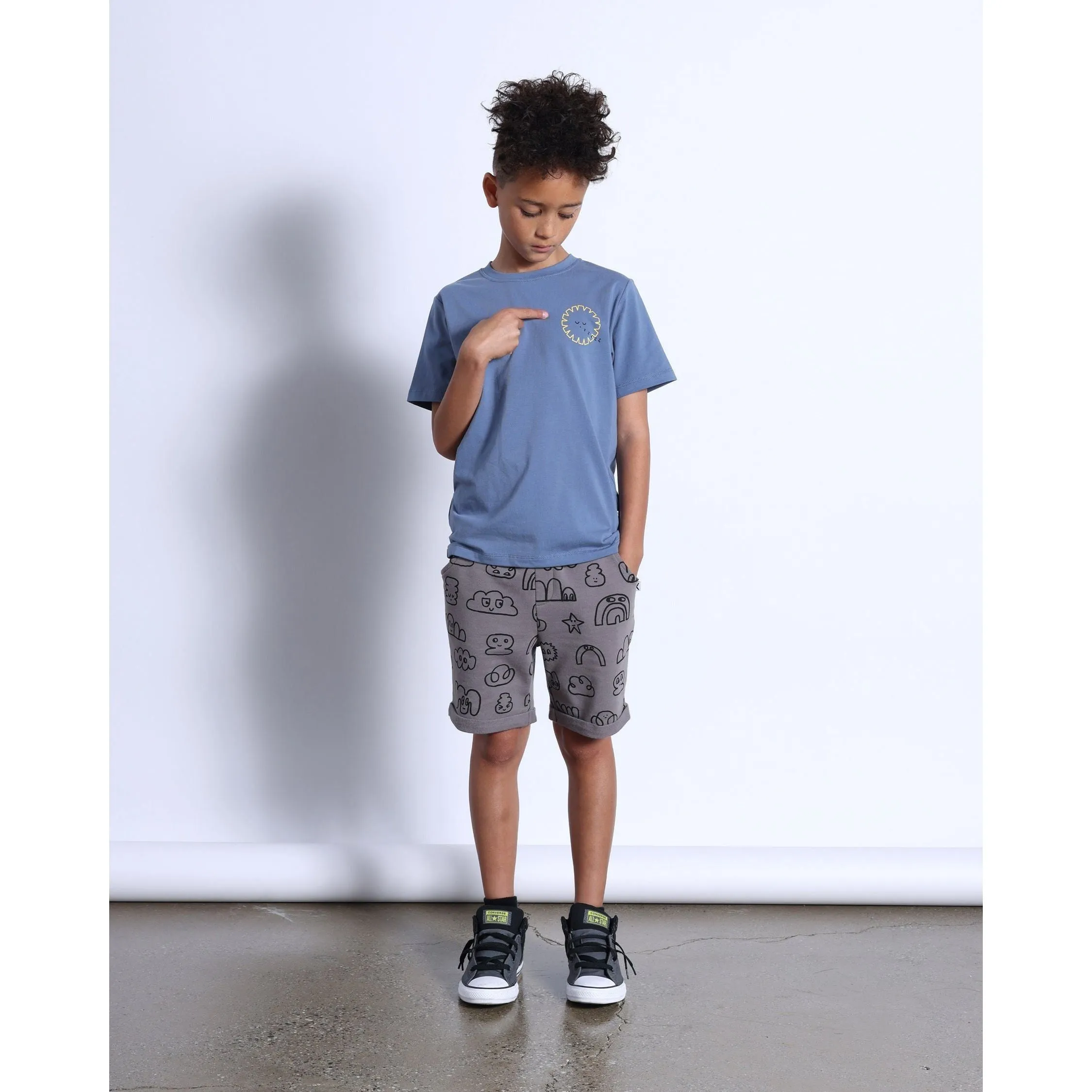 Drawings Short- Dark Grey
