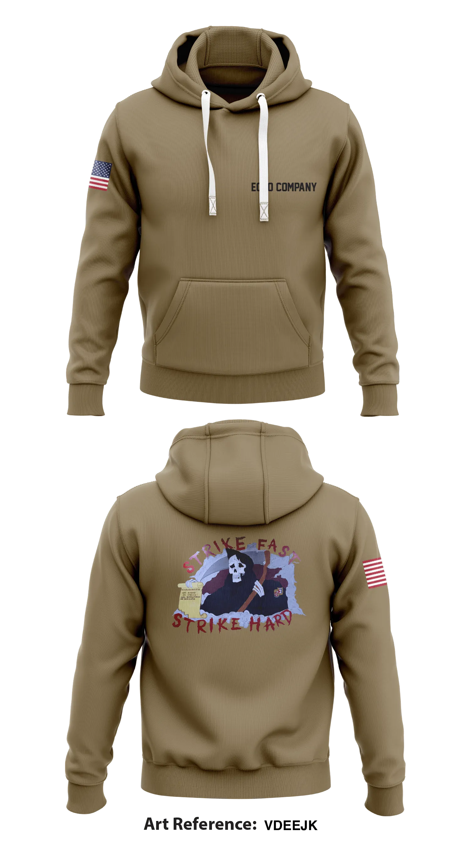 Echo Company Store 1  Core Men's Hooded Performance Sweatshirt - VdEeJk