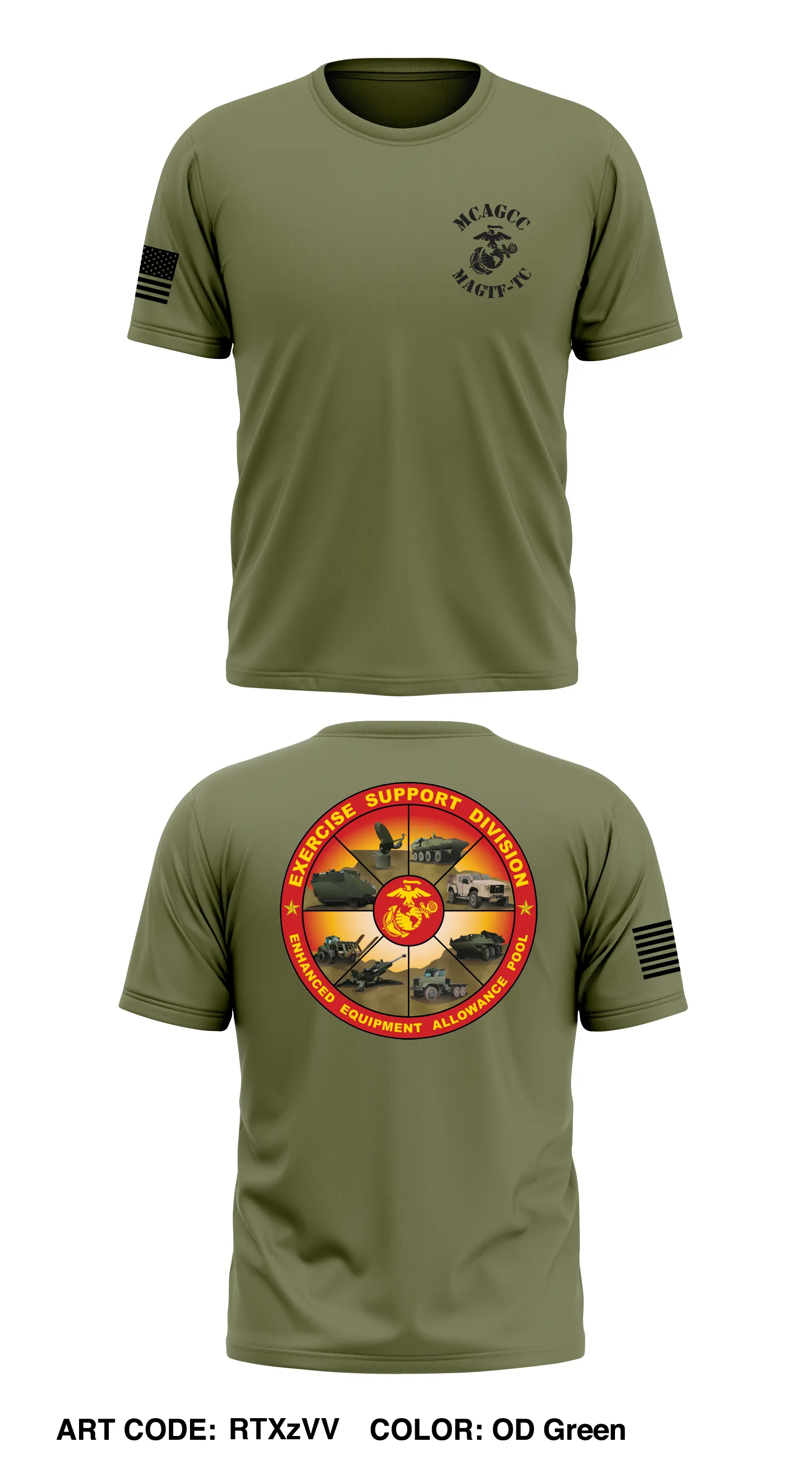 Exercise Support Division Store 1 Core Men's SS Performance Tee - RTXzVV