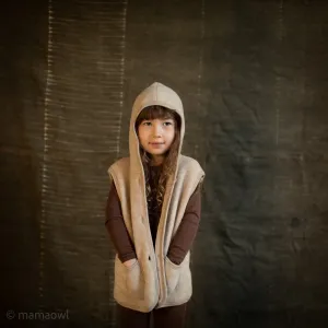 Falcon Vest - Merino Wool Fleece - Sandstorm