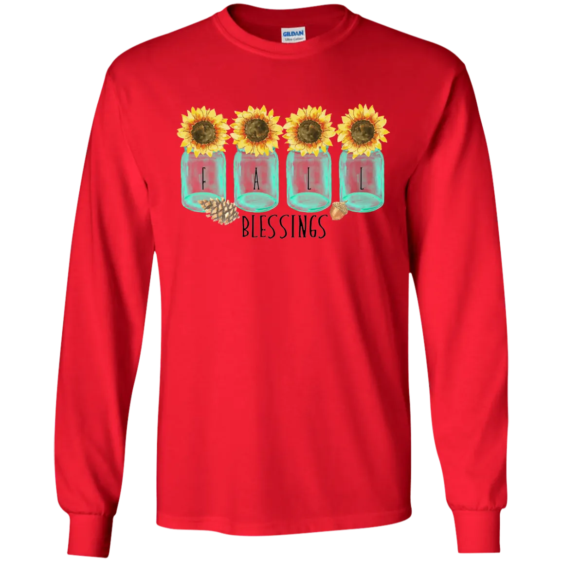 Fall Blessings Long Sleeve Tee – Embrace Autumn’s Warmth and Charm