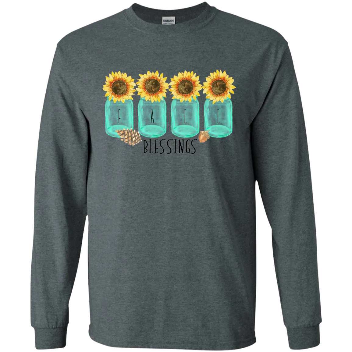 Fall Blessings Long Sleeve Tee – Embrace Autumn’s Warmth and Charm