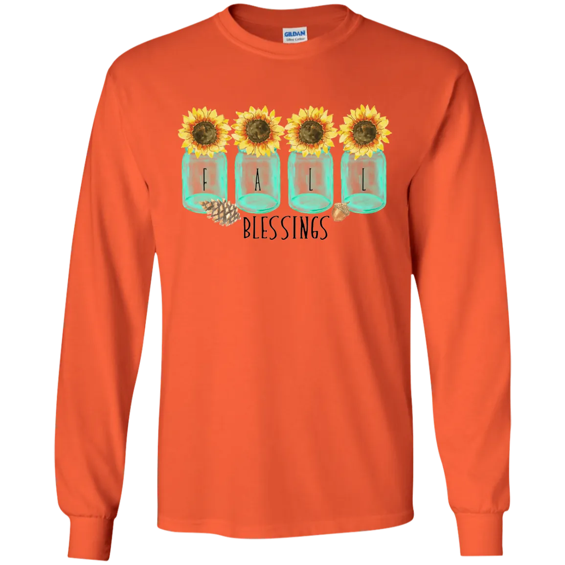 Fall Blessings Long Sleeve Tee – Embrace Autumn’s Warmth and Charm