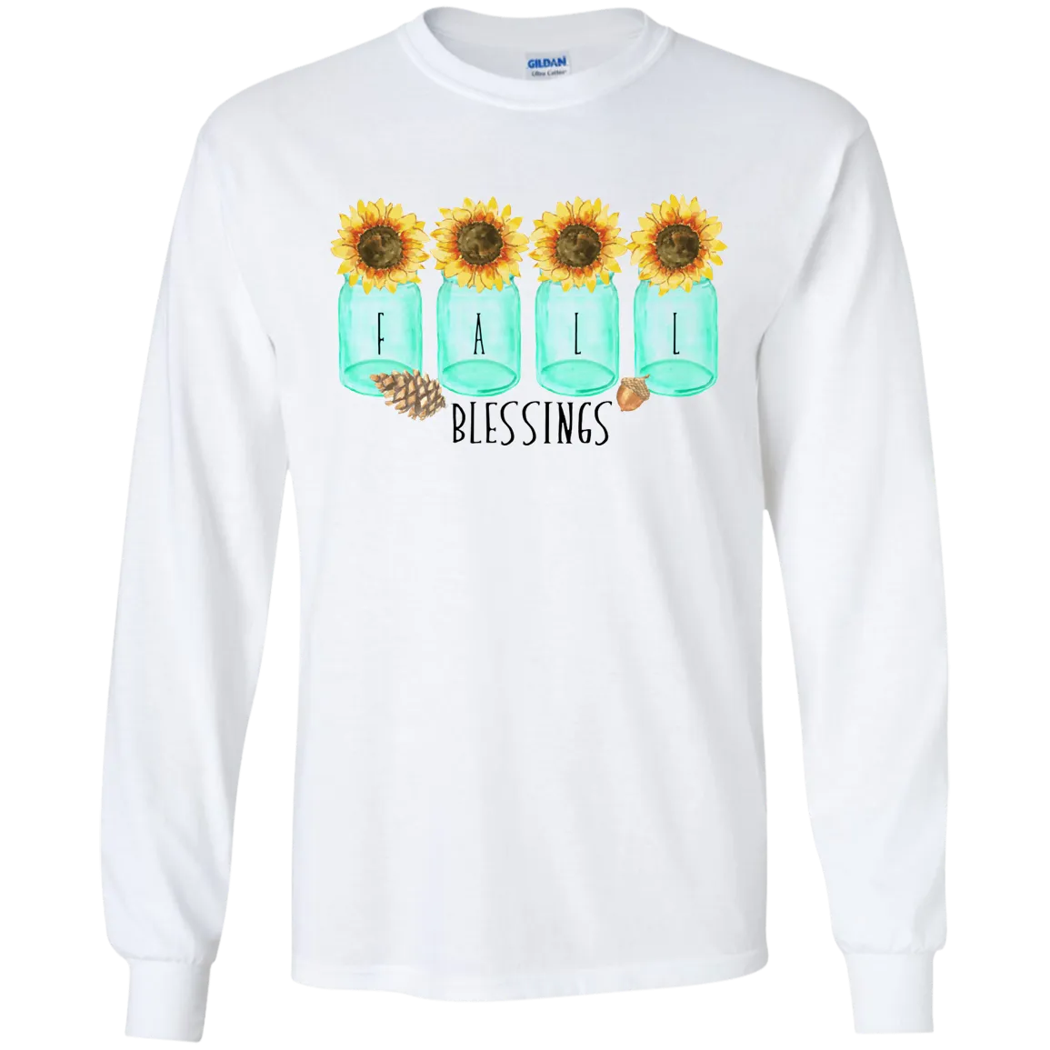 Fall Blessings Long Sleeve Tee – Embrace Autumn’s Warmth and Charm