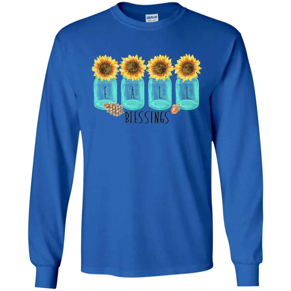 Fall Blessings Long Sleeve Tee – Embrace Autumn’s Warmth and Charm