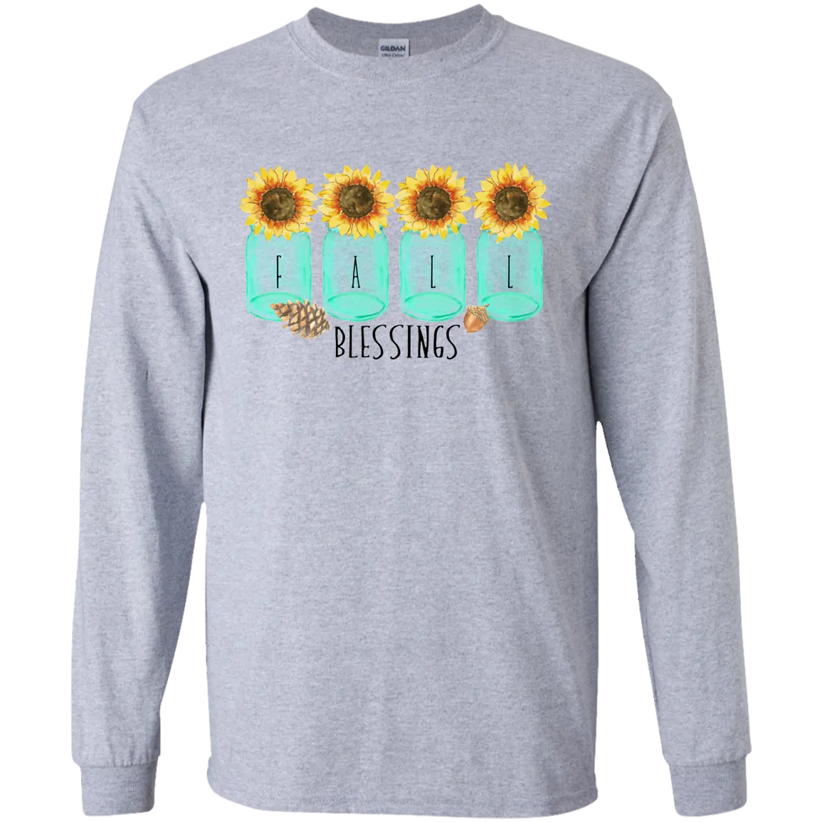 Fall Blessings Long Sleeve Tee – Embrace Autumn’s Warmth and Charm