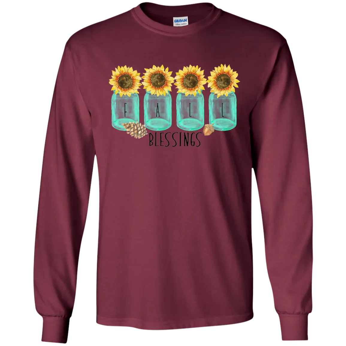 Fall Blessings Long Sleeve Tee – Embrace Autumn’s Warmth and Charm