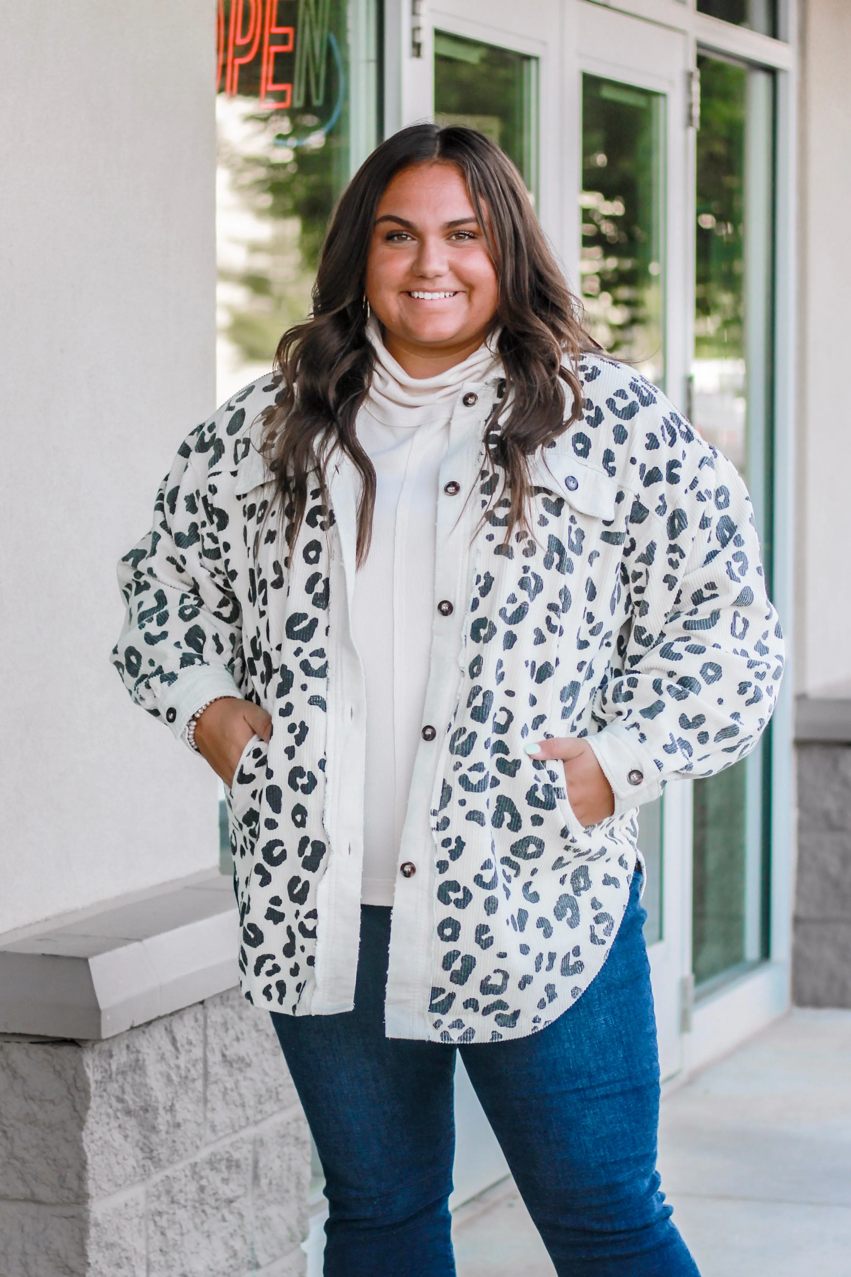 Fall For You Animal Print Shacket