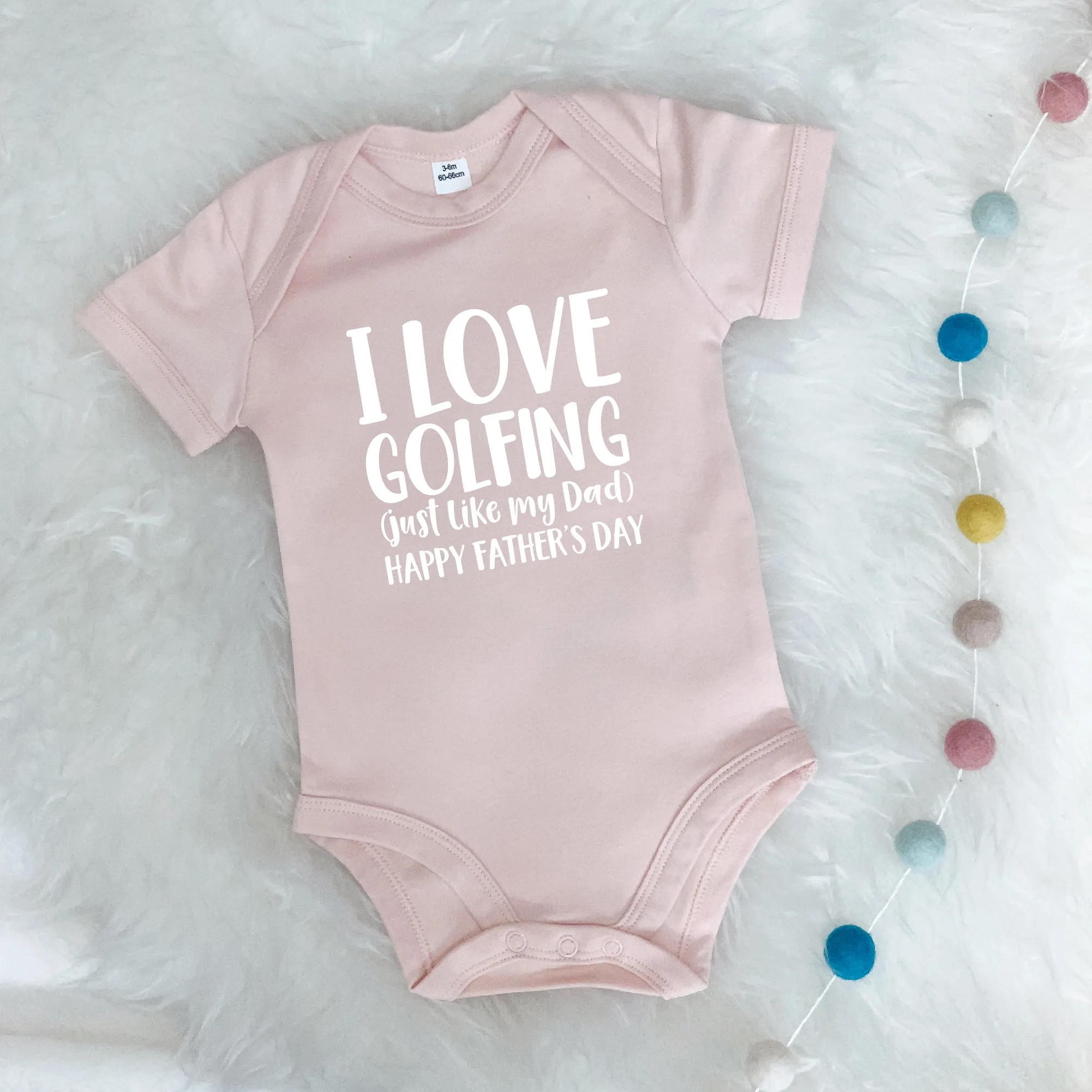Father And Child Love … Personalised Babygrow