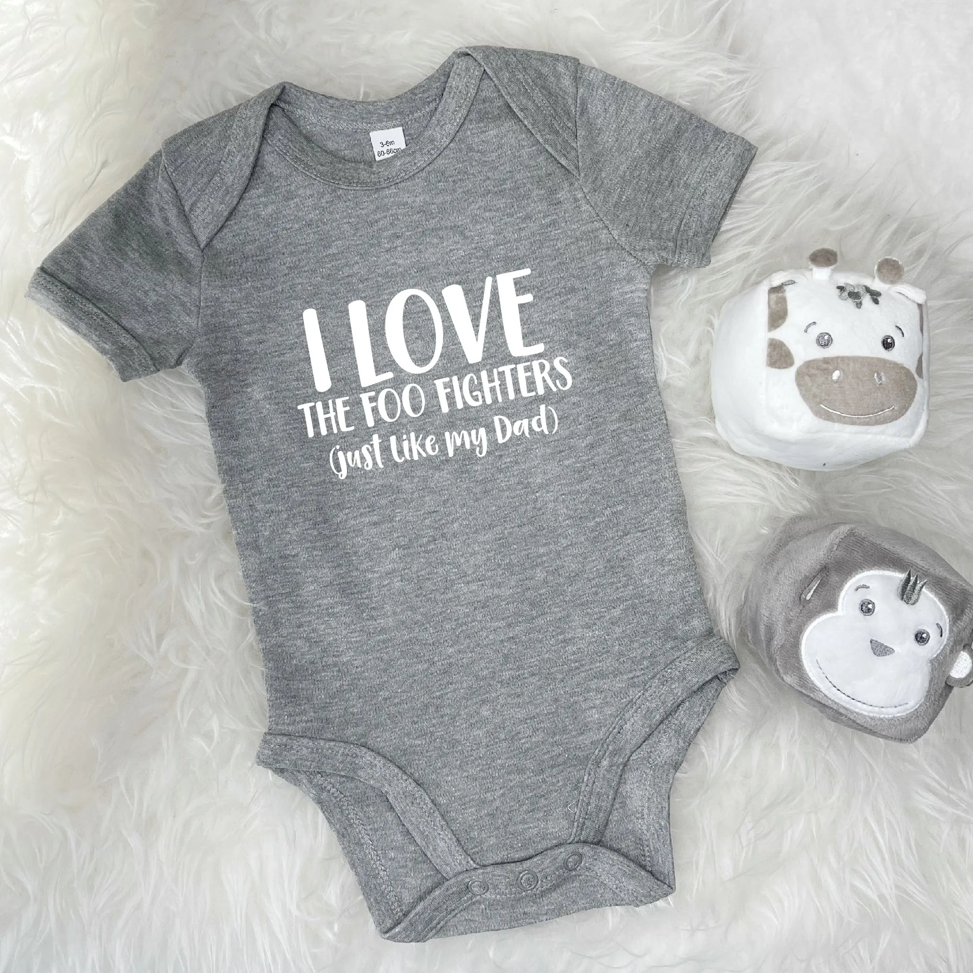 Father And Child Love … Personalised Babygrow