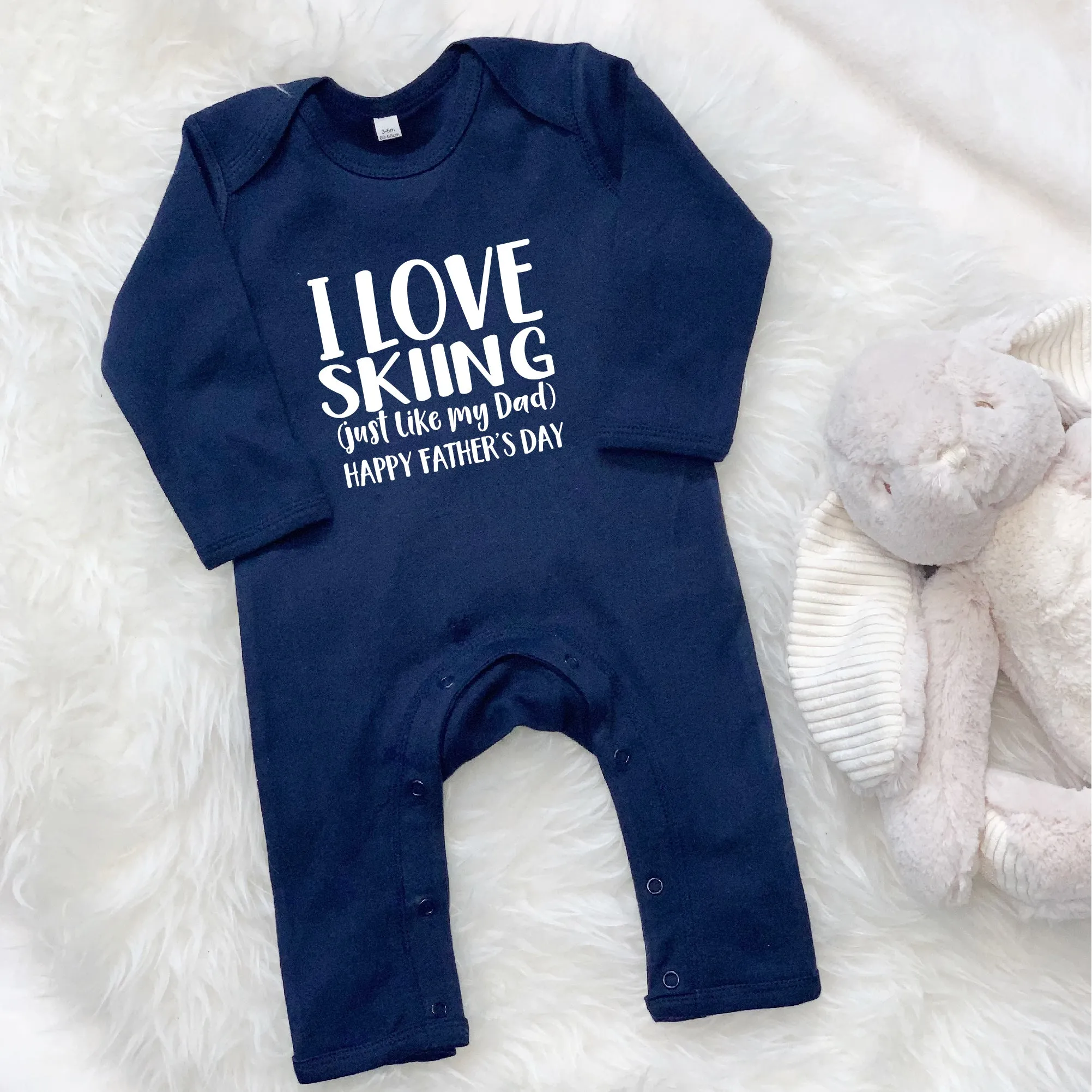 Father And Child Love … Personalised Babygrow