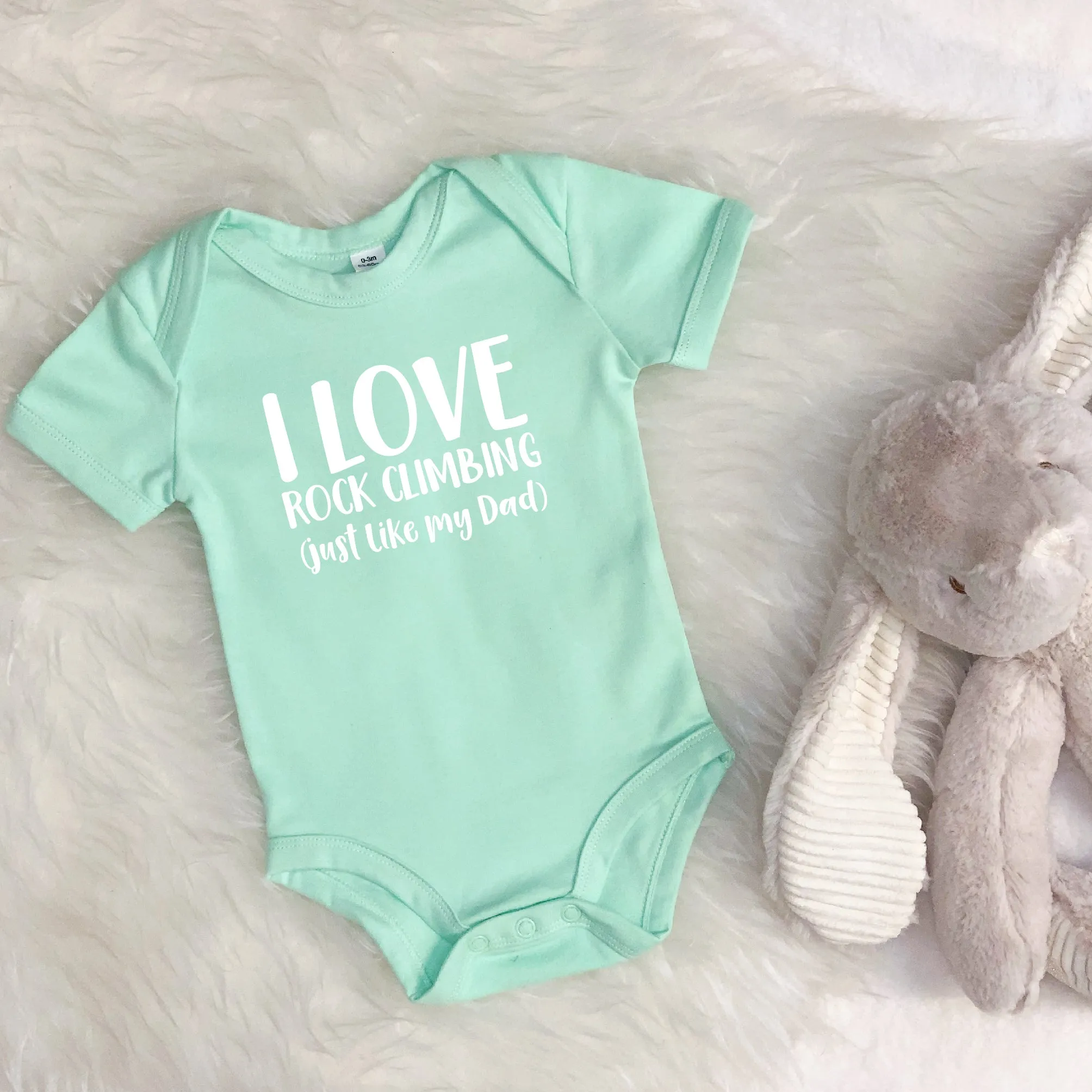 Father And Child Love … Personalised Babygrow
