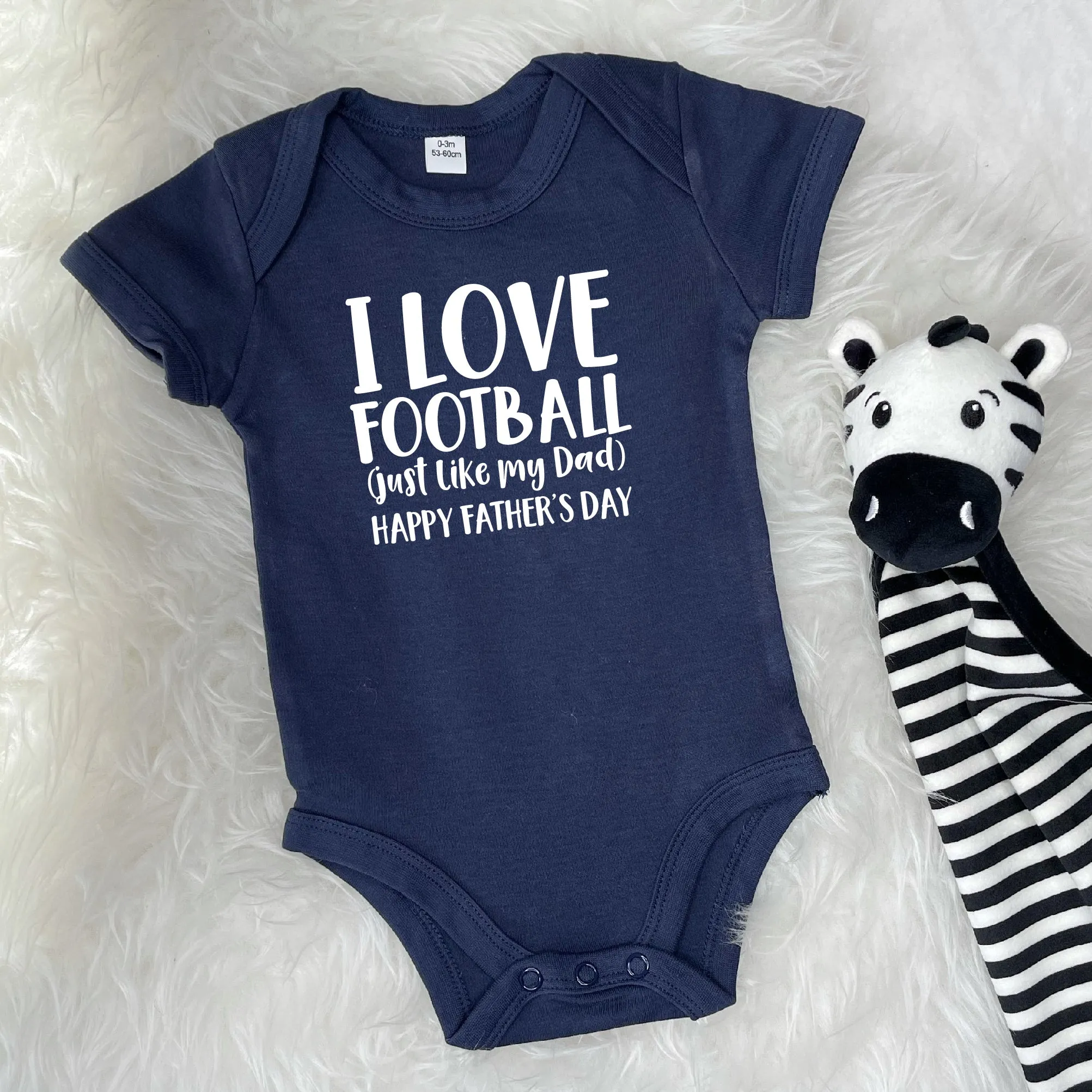Father And Child Love … Personalised Babygrow