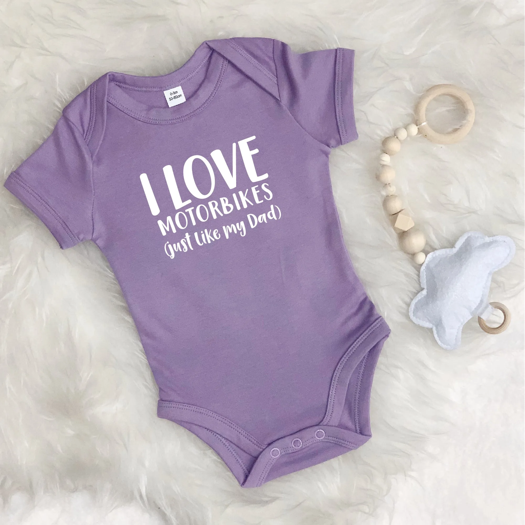 Father And Child Love … Personalised Babygrow