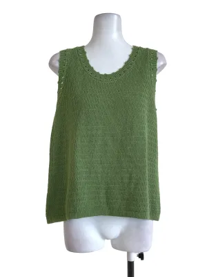 Fern Green Knitted Vest LB