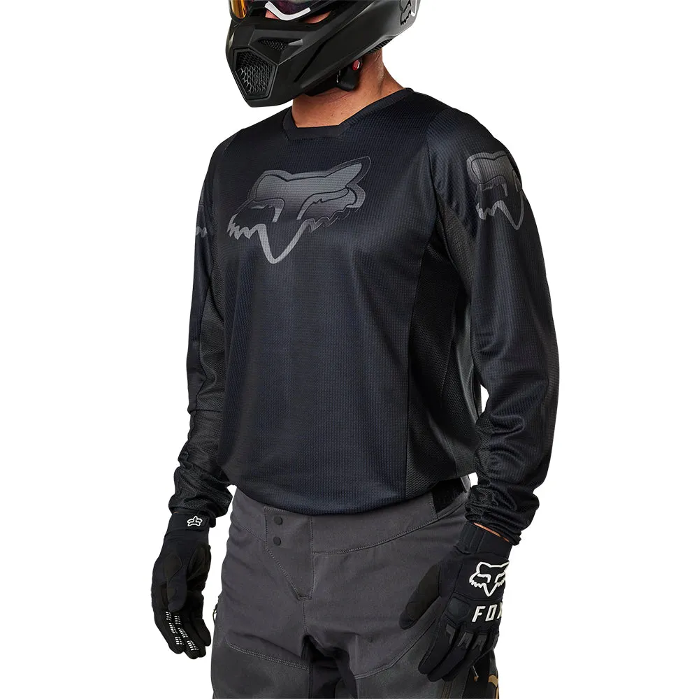 Fox 180 Blackout Jersey - Black/Black