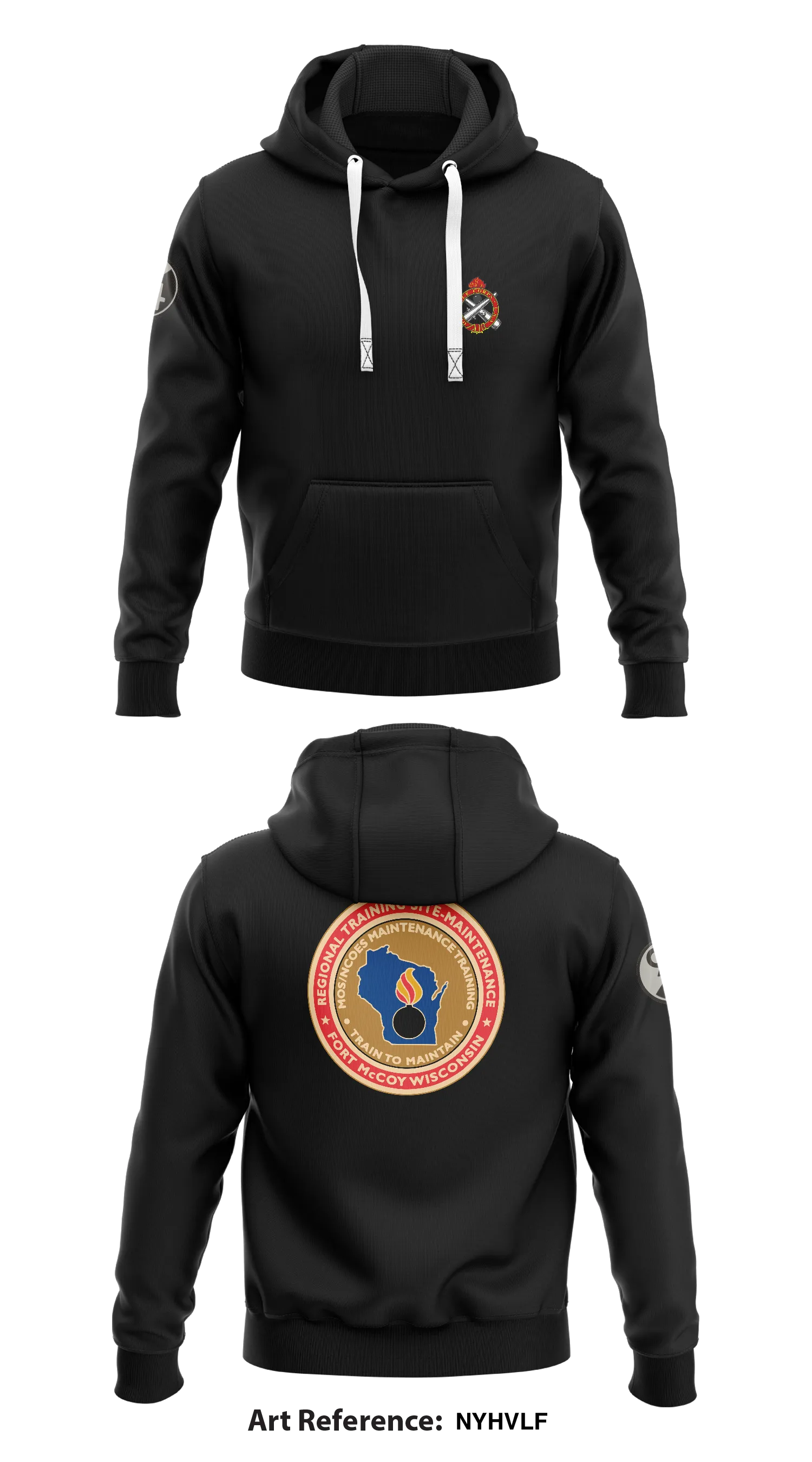 Ft. McCoy RTS-M Store 1  Core Men's Hooded Performance Sweatshirt - NYHVLF