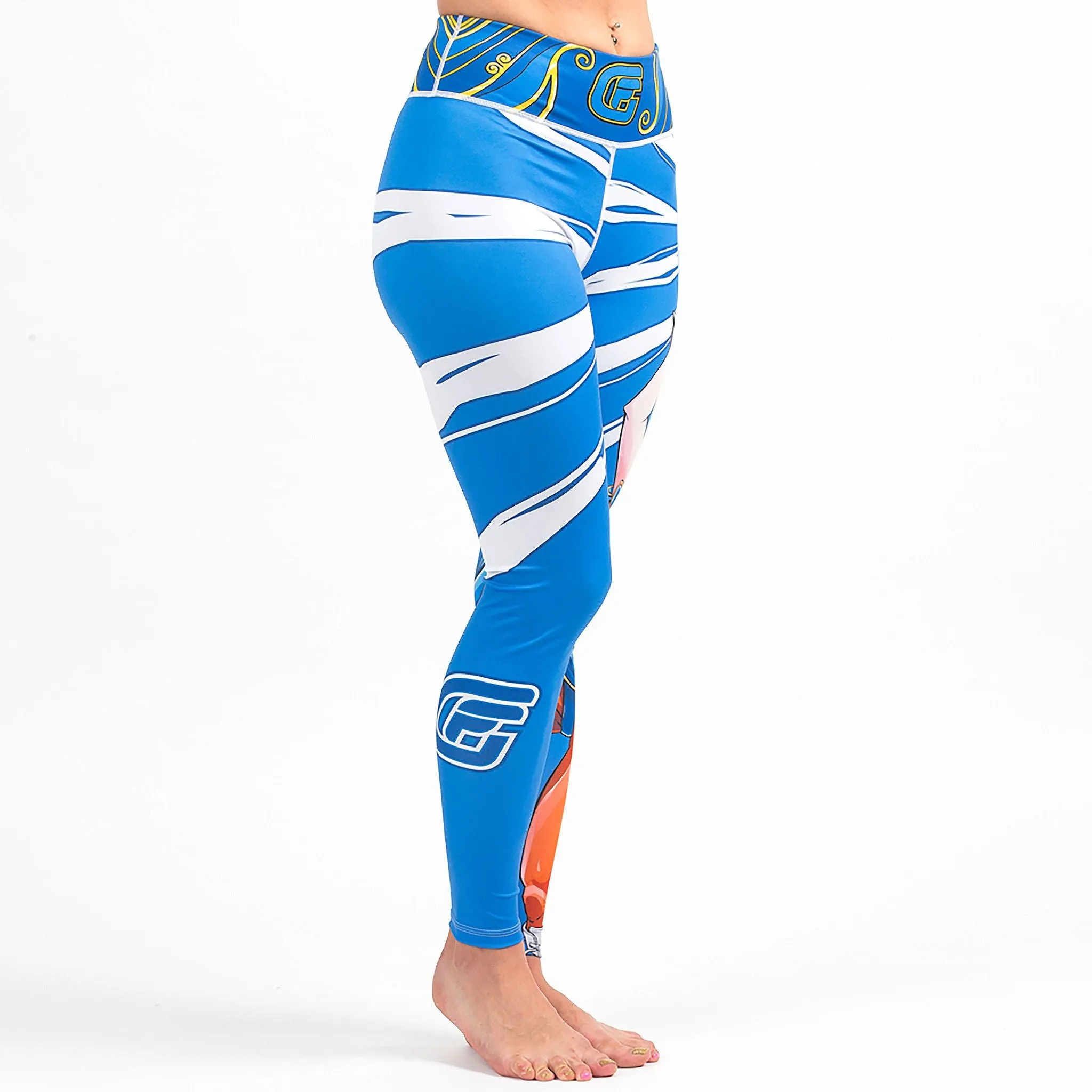 Fusion Fight Gear Chun Li Street Fighter Ladies Spats Compression Pants