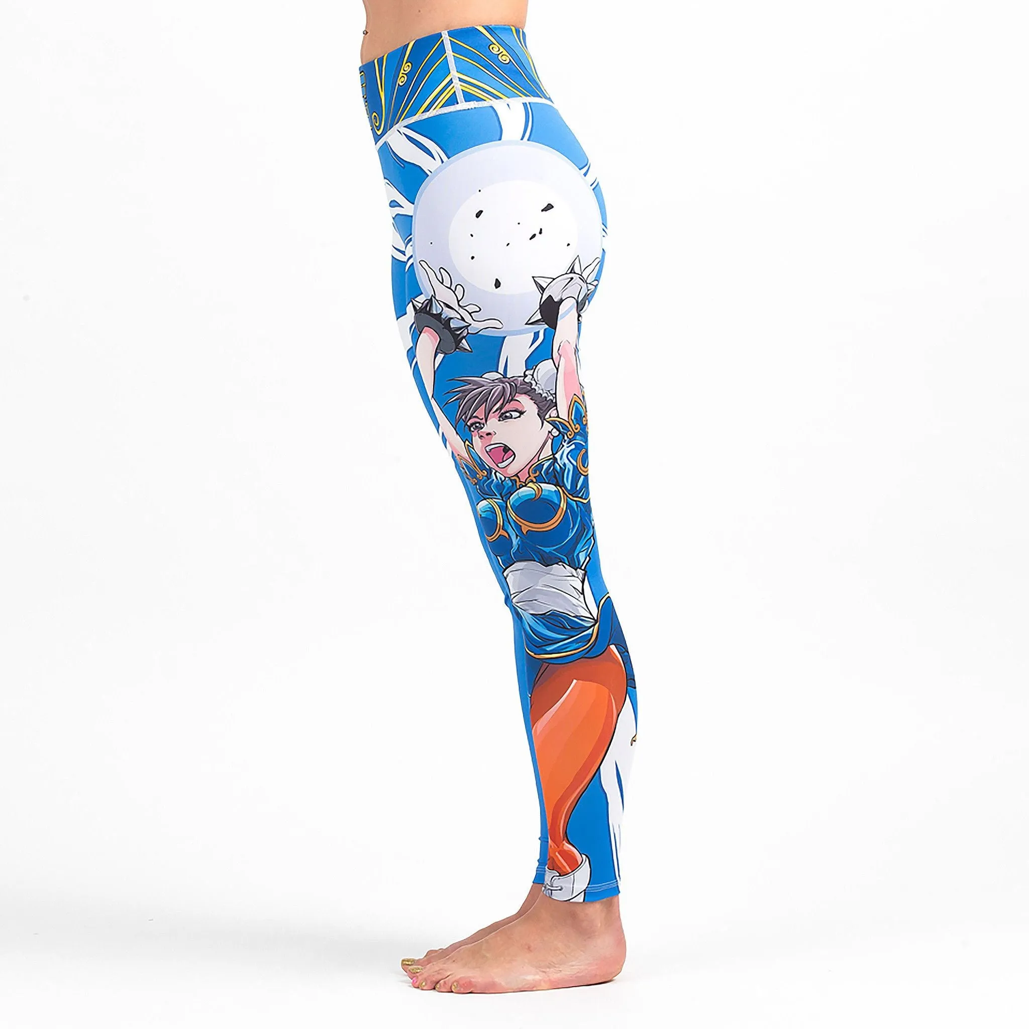 Fusion Fight Gear Chun Li Street Fighter Ladies Spats Compression Pants