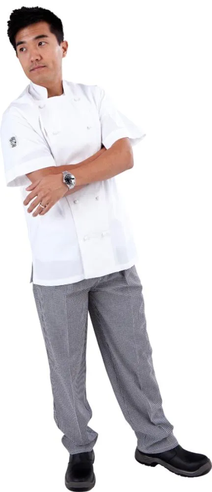 GC-Classic Light Weight & Vented Short Sleeve Chef Jacket