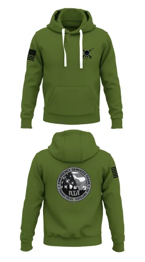GCRTA Emergency Service Team (EST) Store 1  Core Men's Hooded Performance Sweatshirt - ~B5