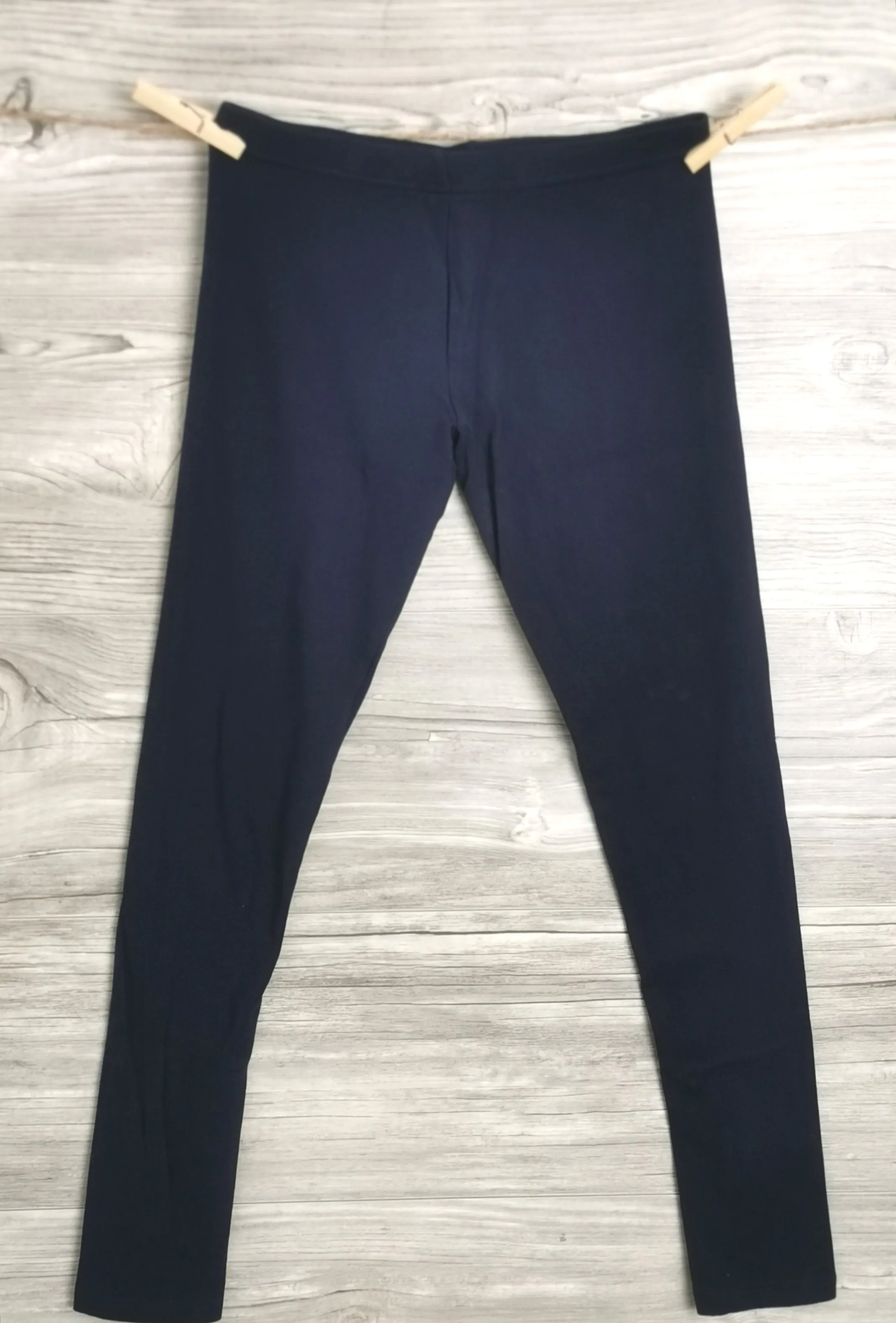 GIRL SIZE LARGE (10/12 YEARS) - GEORGE, Navy Blue Leggings EUC B8