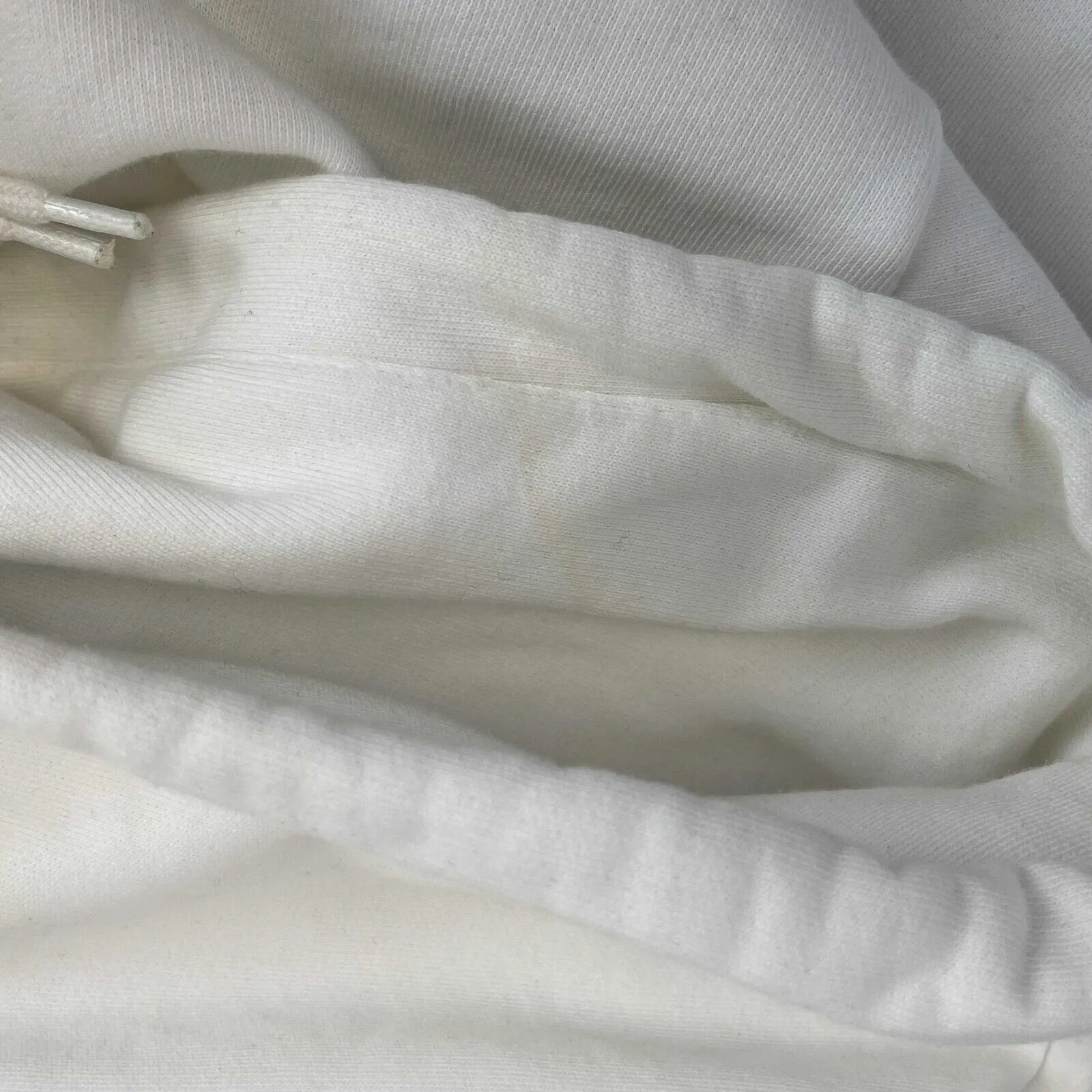 GIVENCHY - White Logo Tape - White / Black Hoodie - Size S