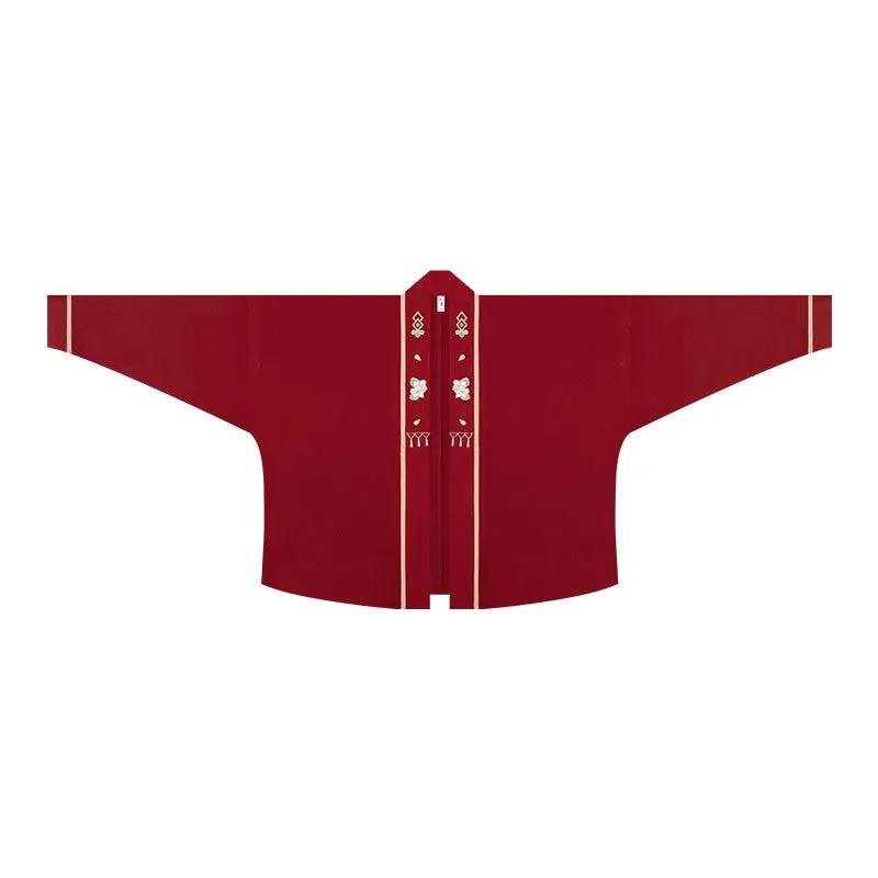 HANFU AIRPLANE SLEEVE SHORT PLEATED SKIRT UB3314