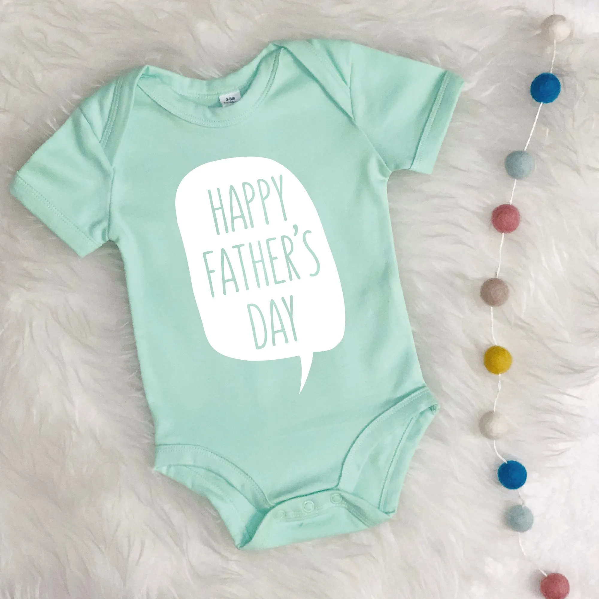 Happy Father's Day' Babygrow