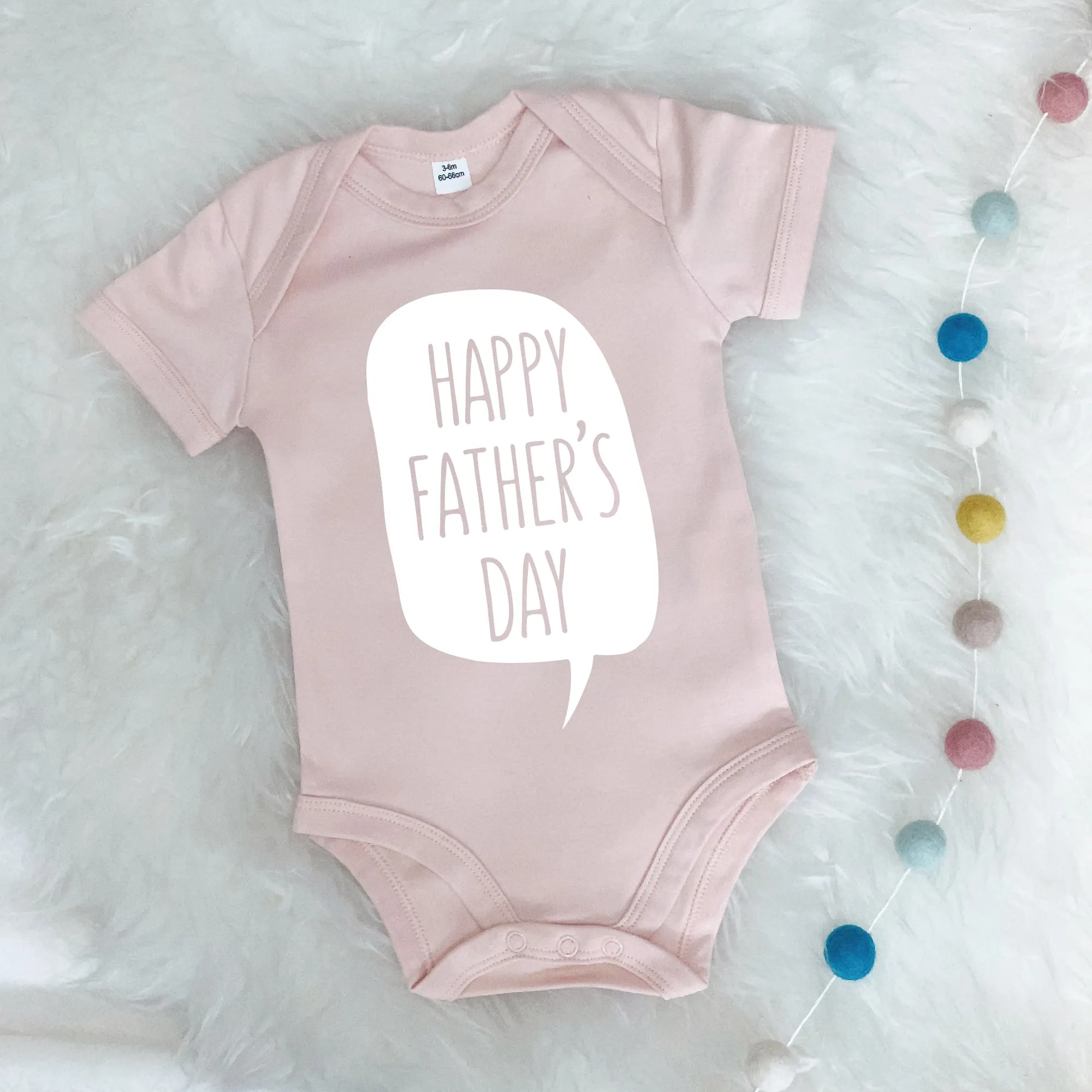 Happy Father's Day' Babygrow