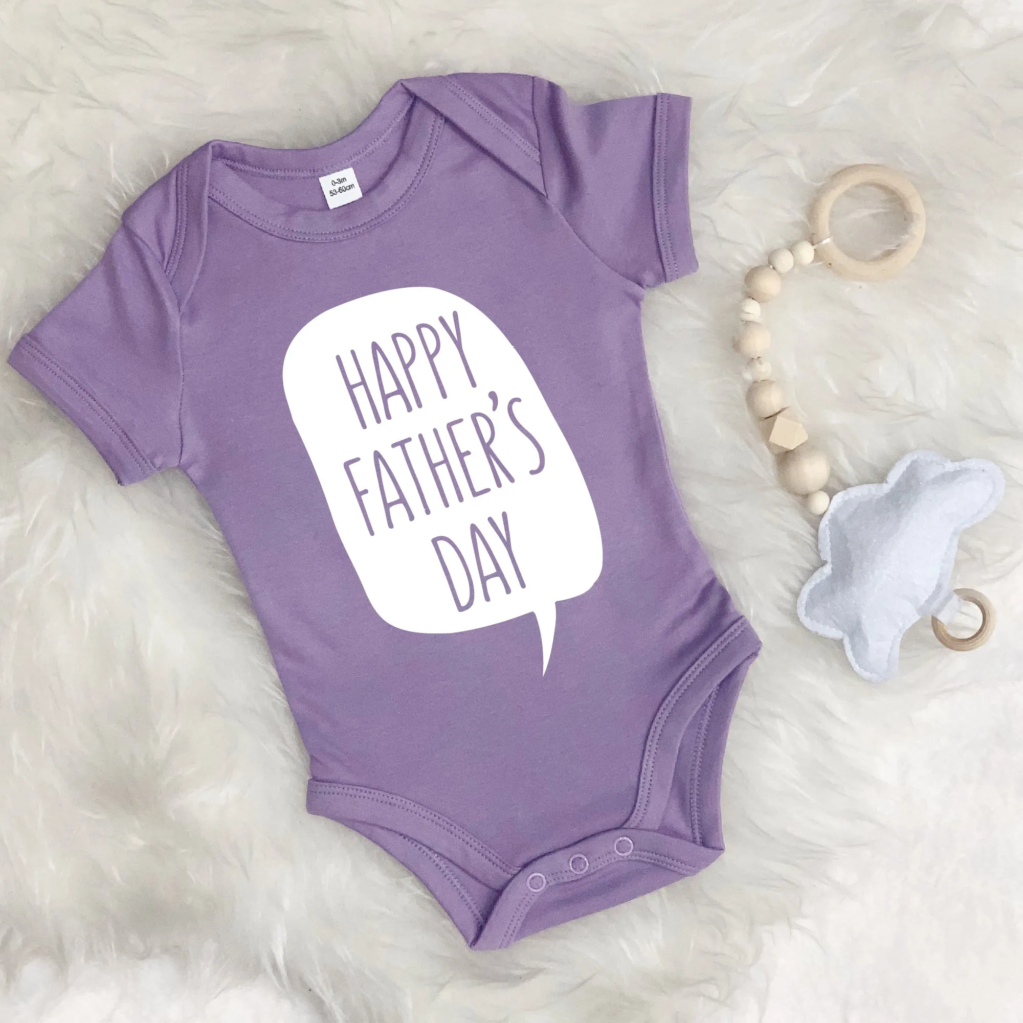 Happy Father's Day' Babygrow