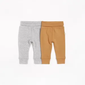 Heather Grey and Gold 2 Pack Pants