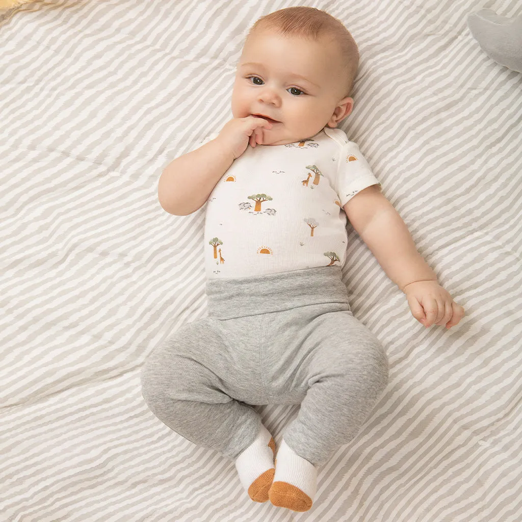 Heather Grey and Gold 2 Pack Pants