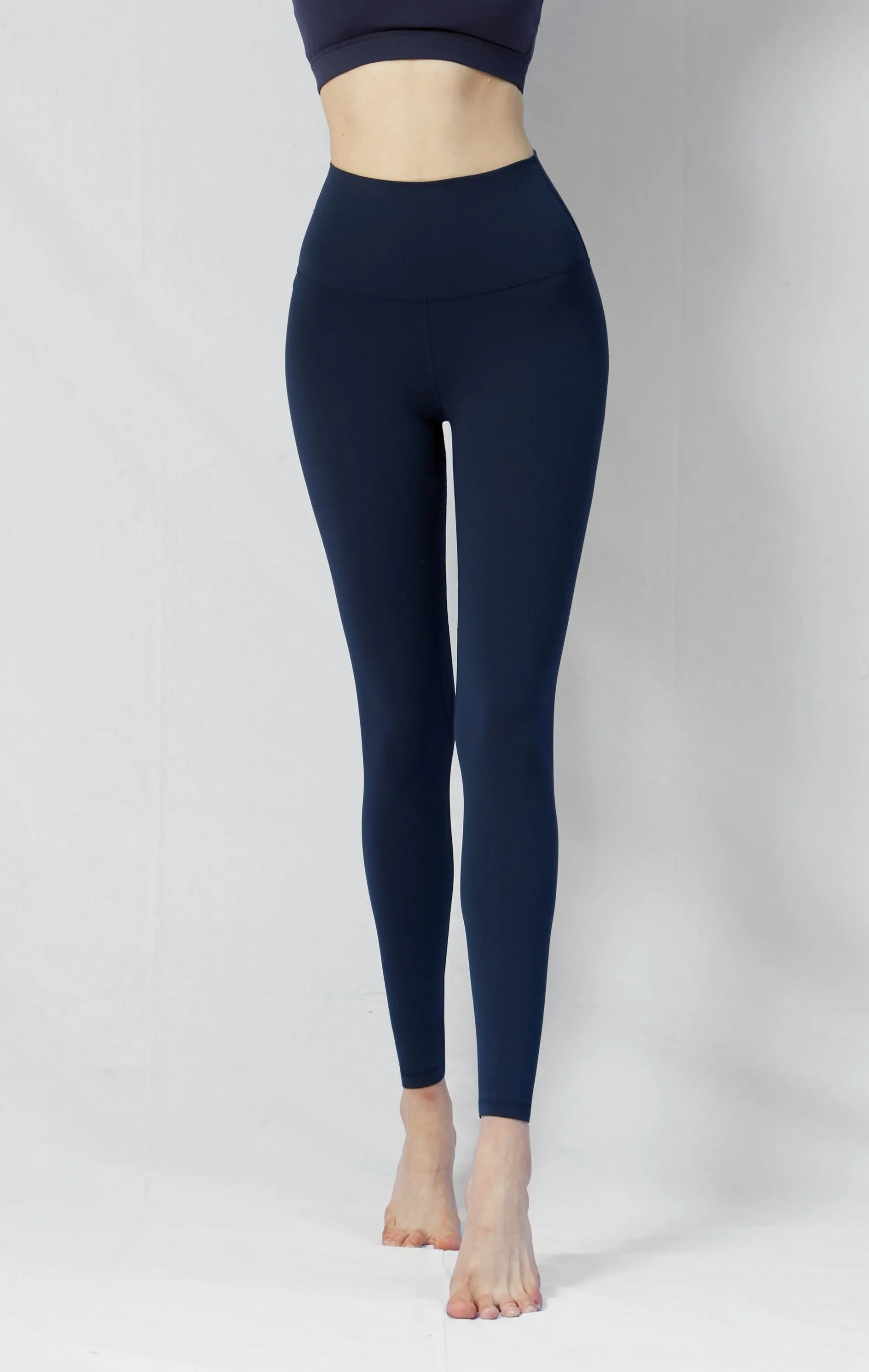 HIGH WAIST LEGGINGS | navy |