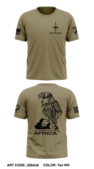 HQ (-) 411th Civil Affairs Battalion Core Men's SS Performance Tee - JB84U8