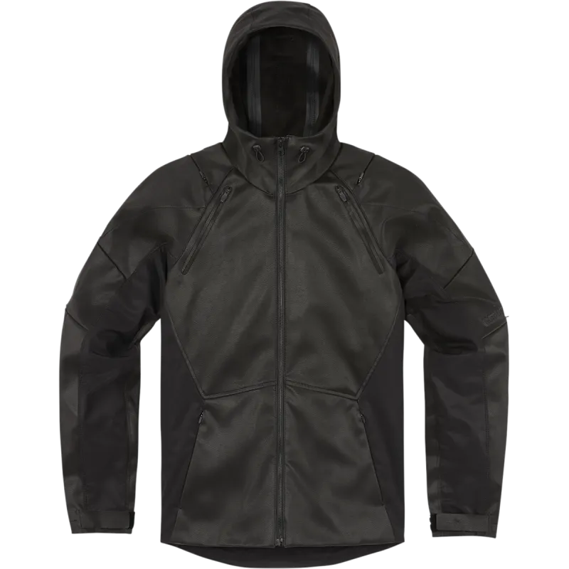 Icon 1000 Synthhawk Mens Motorcycle Textile Jacket - Black