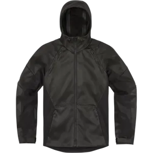 Icon 1000 Synthhawk Mens Motorcycle Textile Jacket - Black