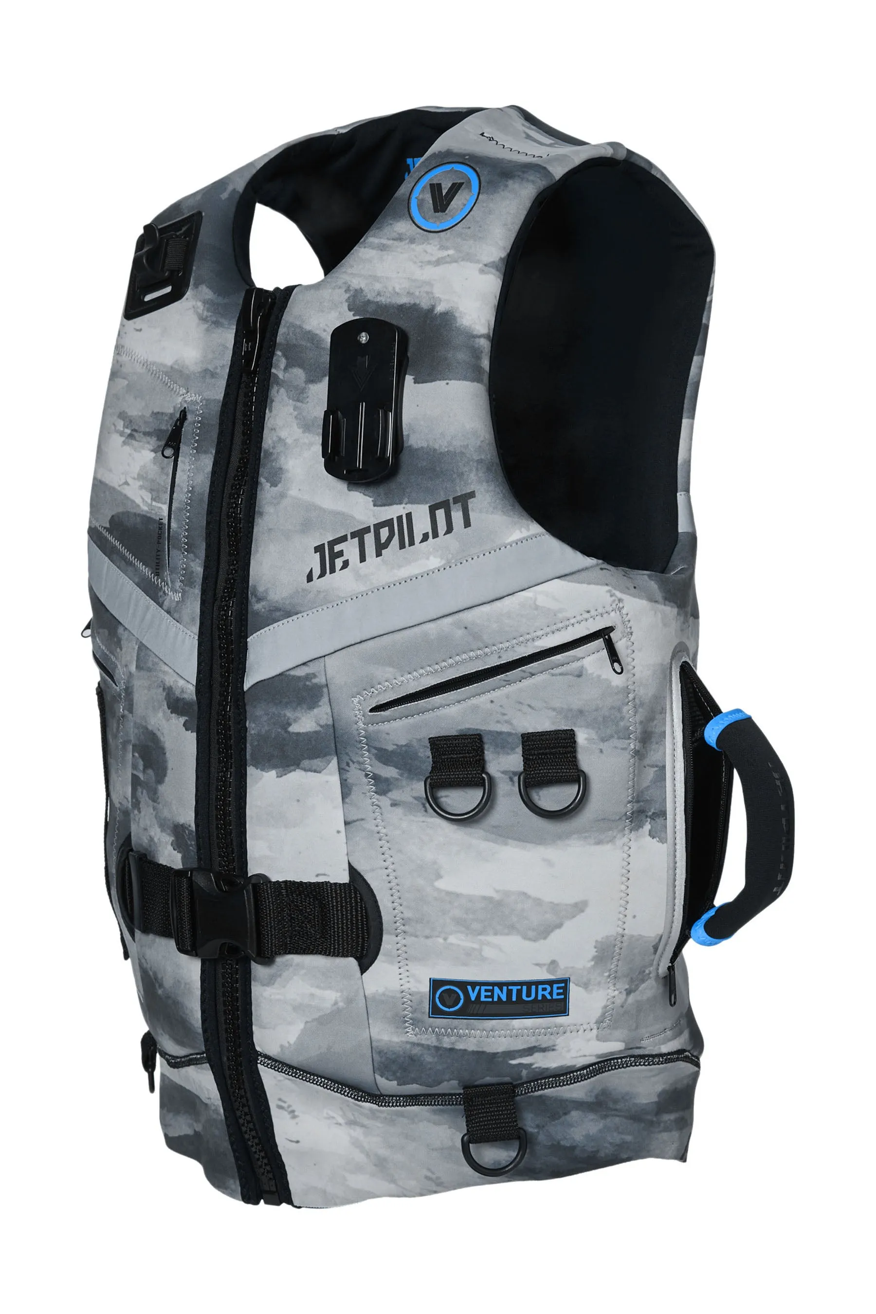 Jetpilot Venture Mens Neo Life Jacket - Grey/Camo