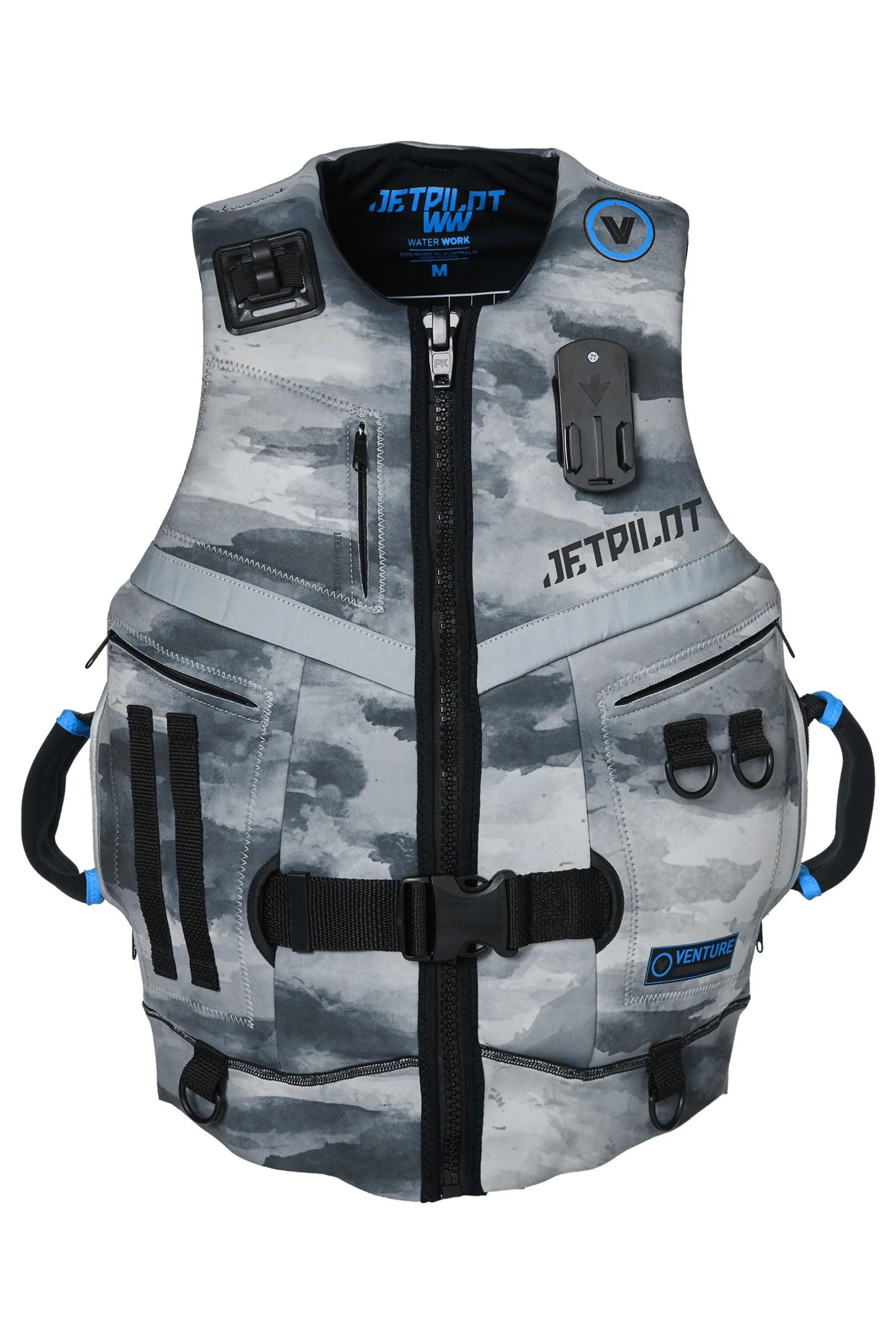 Jetpilot Venture Mens Neo Life Jacket - Grey/Camo