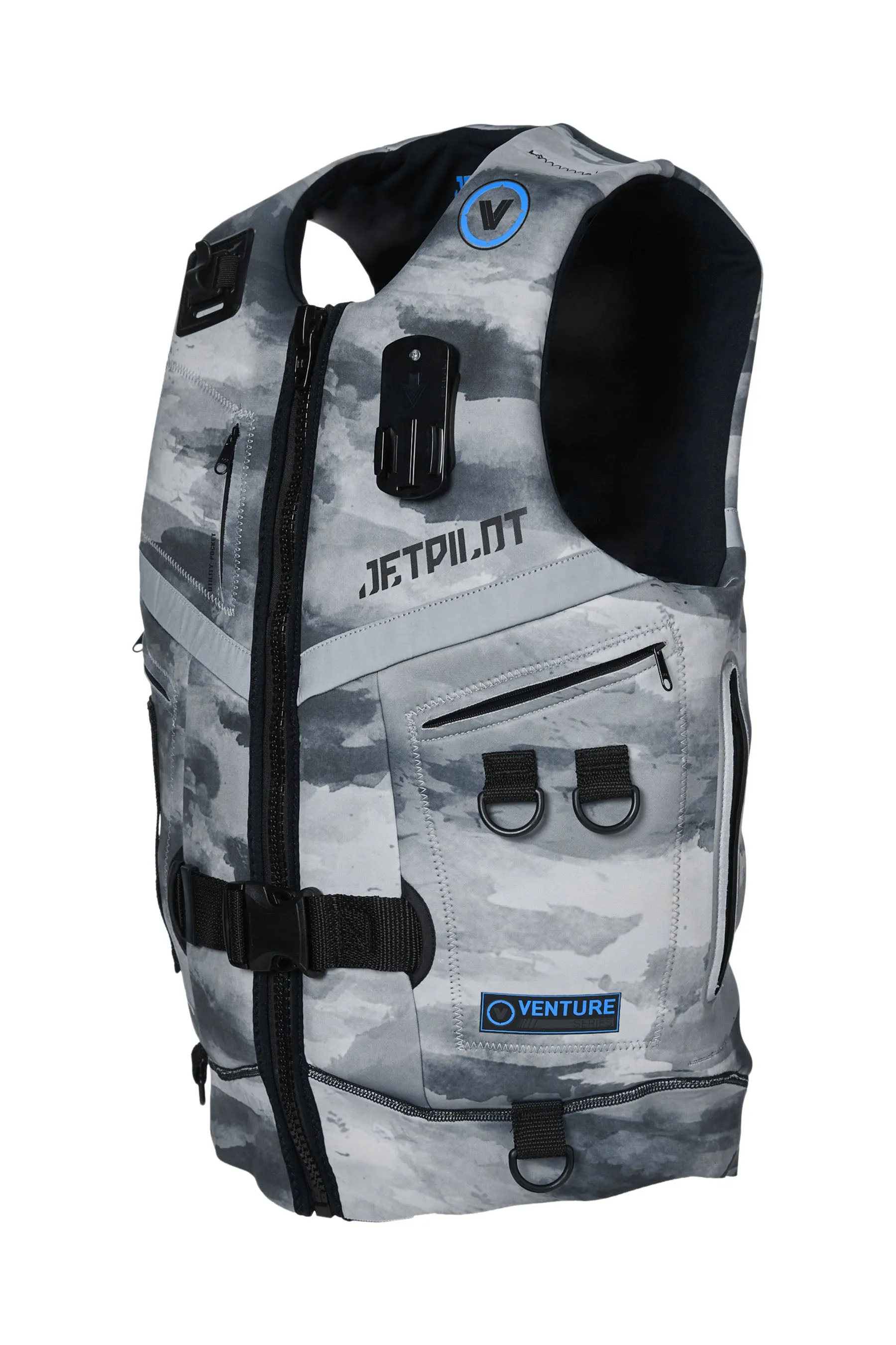 Jetpilot Venture Mens Neo Life Jacket - Grey/Camo