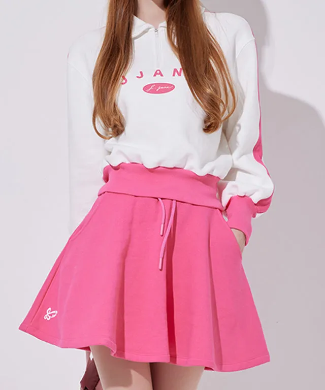 J.Jane Color contrast Sweatshirt SET UP - Pink