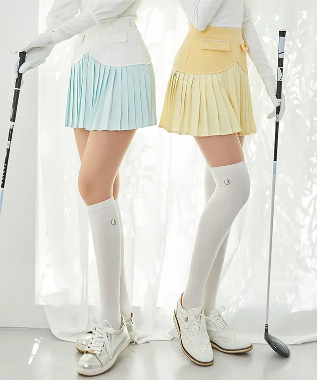 J.Jane Heart Shape Pleats Skirt (Mint)