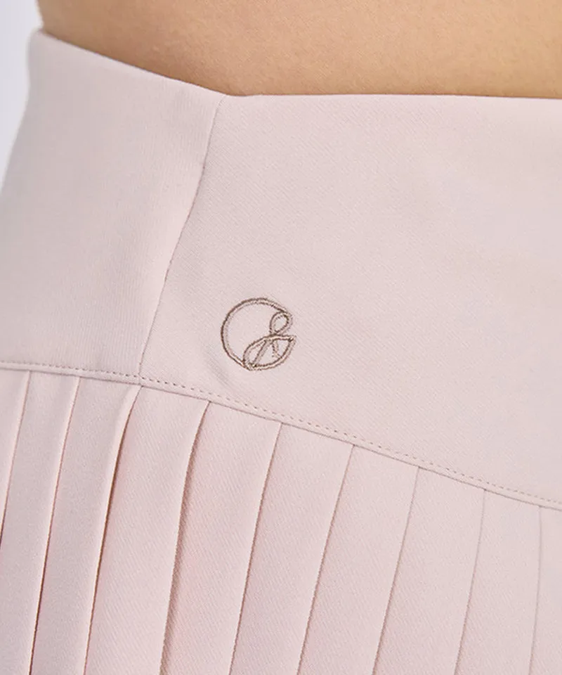 J.Jane Simple Pleats Skirt - Beige