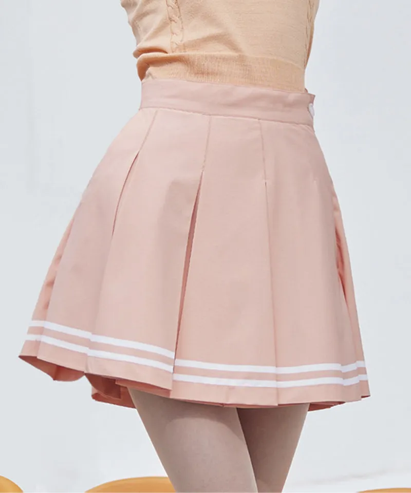 J.Jane Tennis Line Color Skirt - Peach
