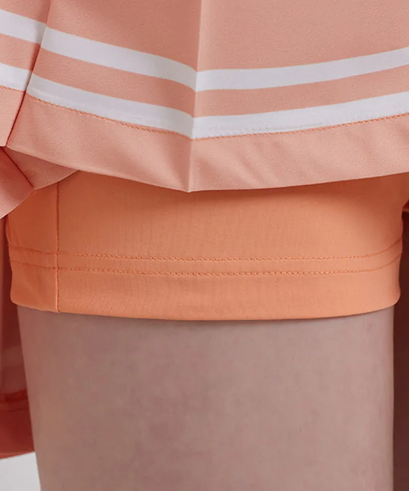 J.Jane Tennis Line Color Skirt - Peach