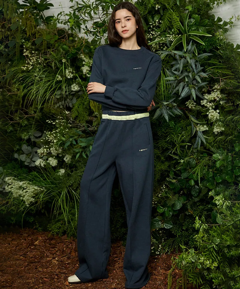 KANDINI Logo Point Sweat Pants - Navy