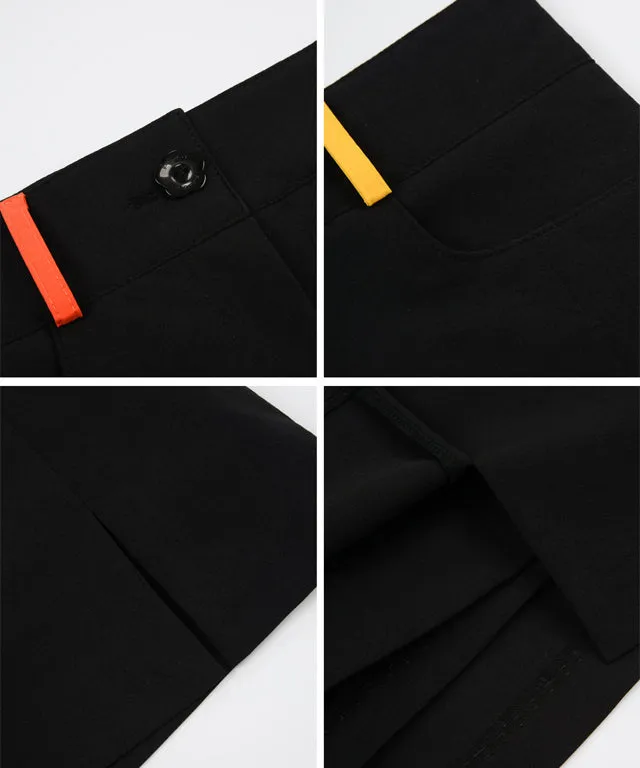 KANDINI Slit Mini Skirt - Black